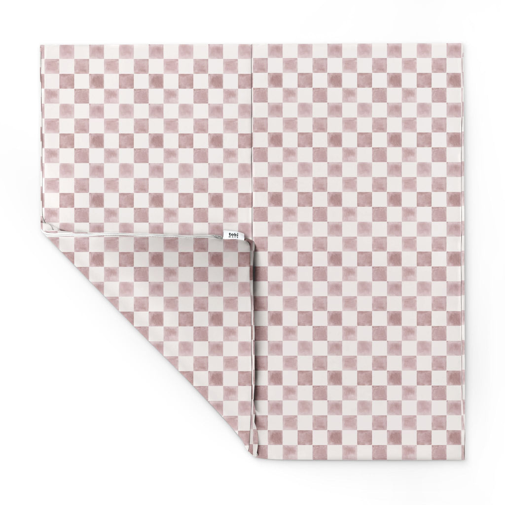 Toki Kids Checker Gumdrop Vegan Leather Mat Standard | Playroom Avenue