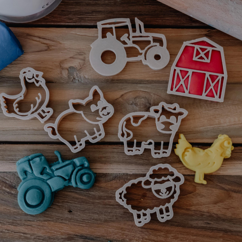Mini Farm Eco Cutter Set (6 Pieces) | Playroom Avenue