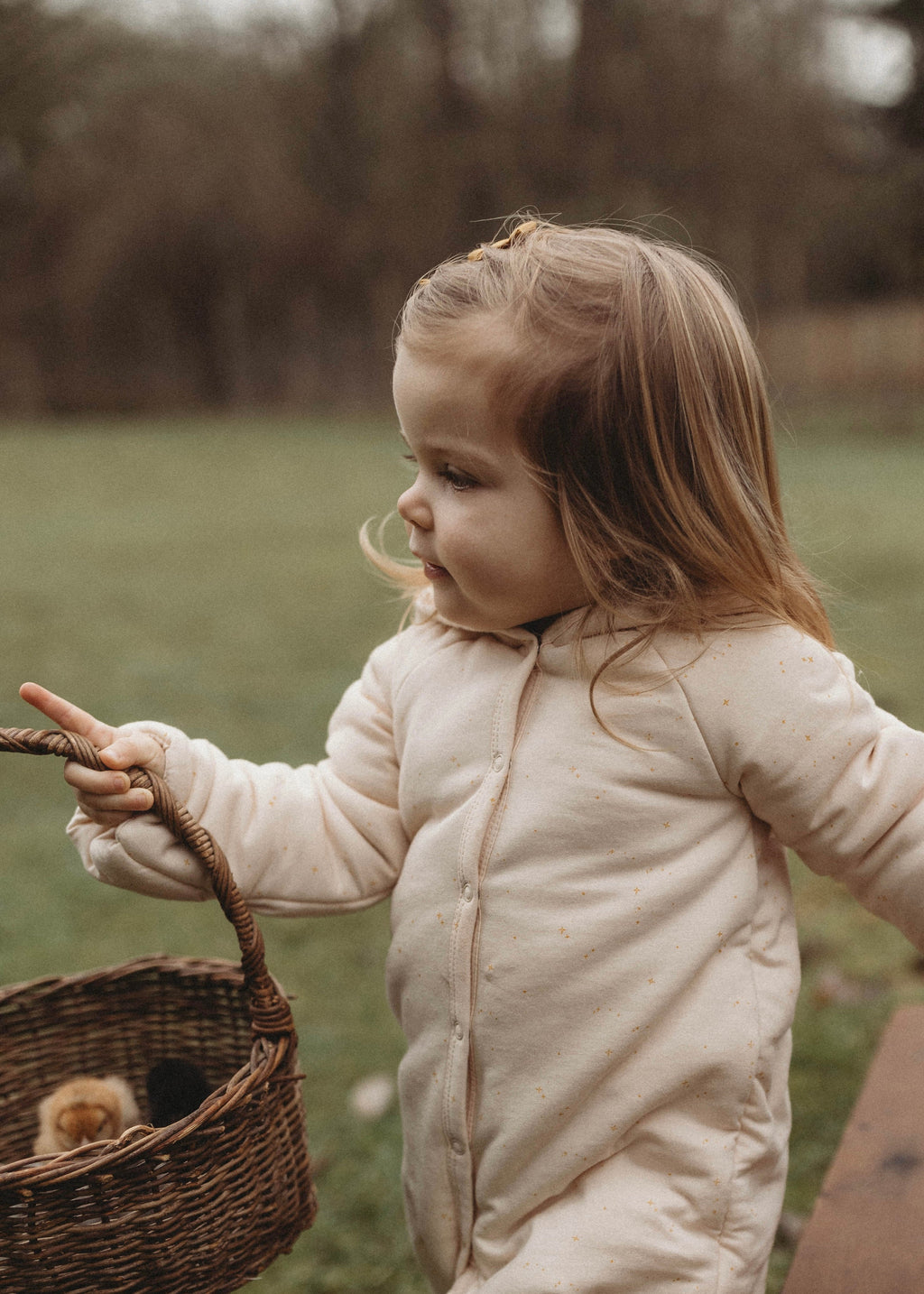 La Petit Lapin Étoile | Organic Cotton Plush Onesie | Blush | Playroom Avenue