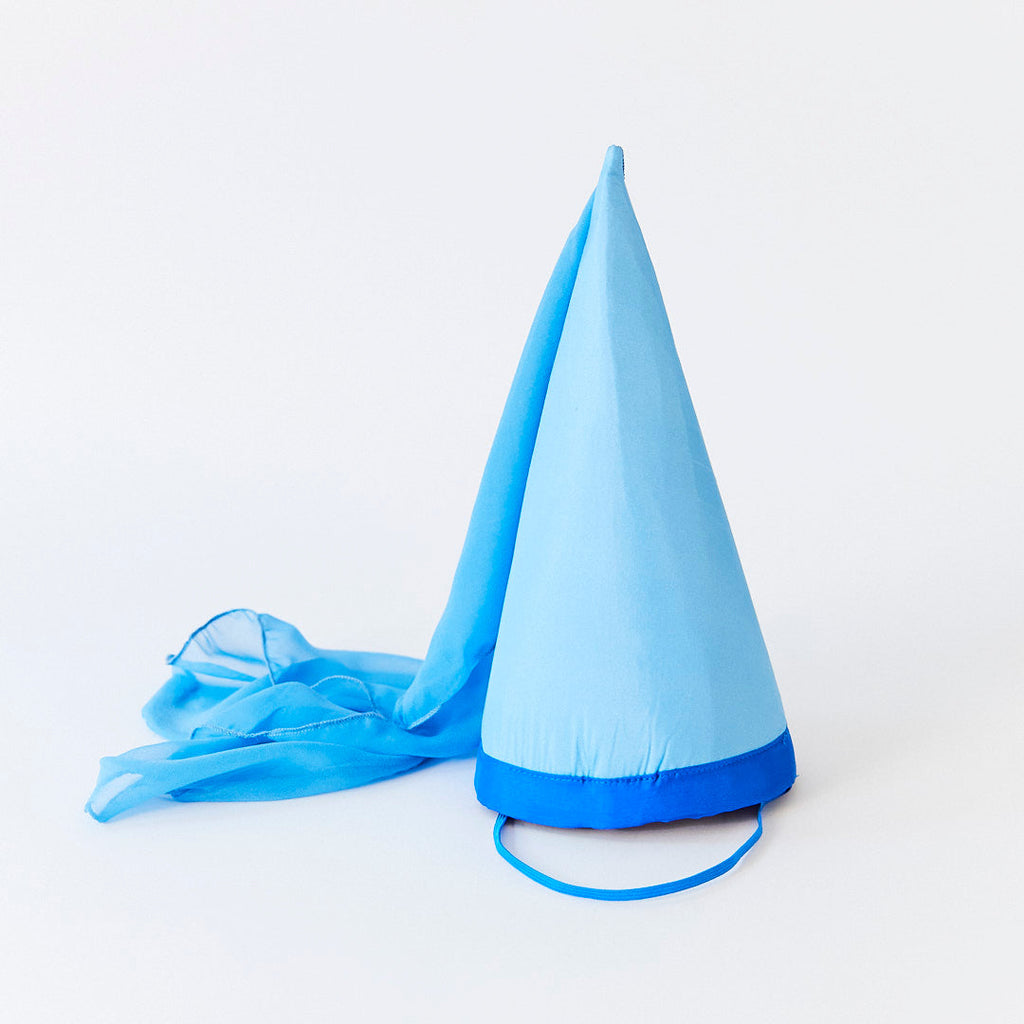 Sarah's Silks Blue Princess Hat Default Title | Playroom Avenue