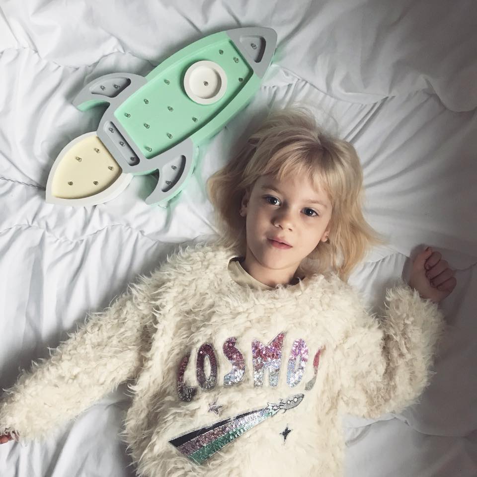Little Lights Rocket Ship Lamp | Playroom Avenue