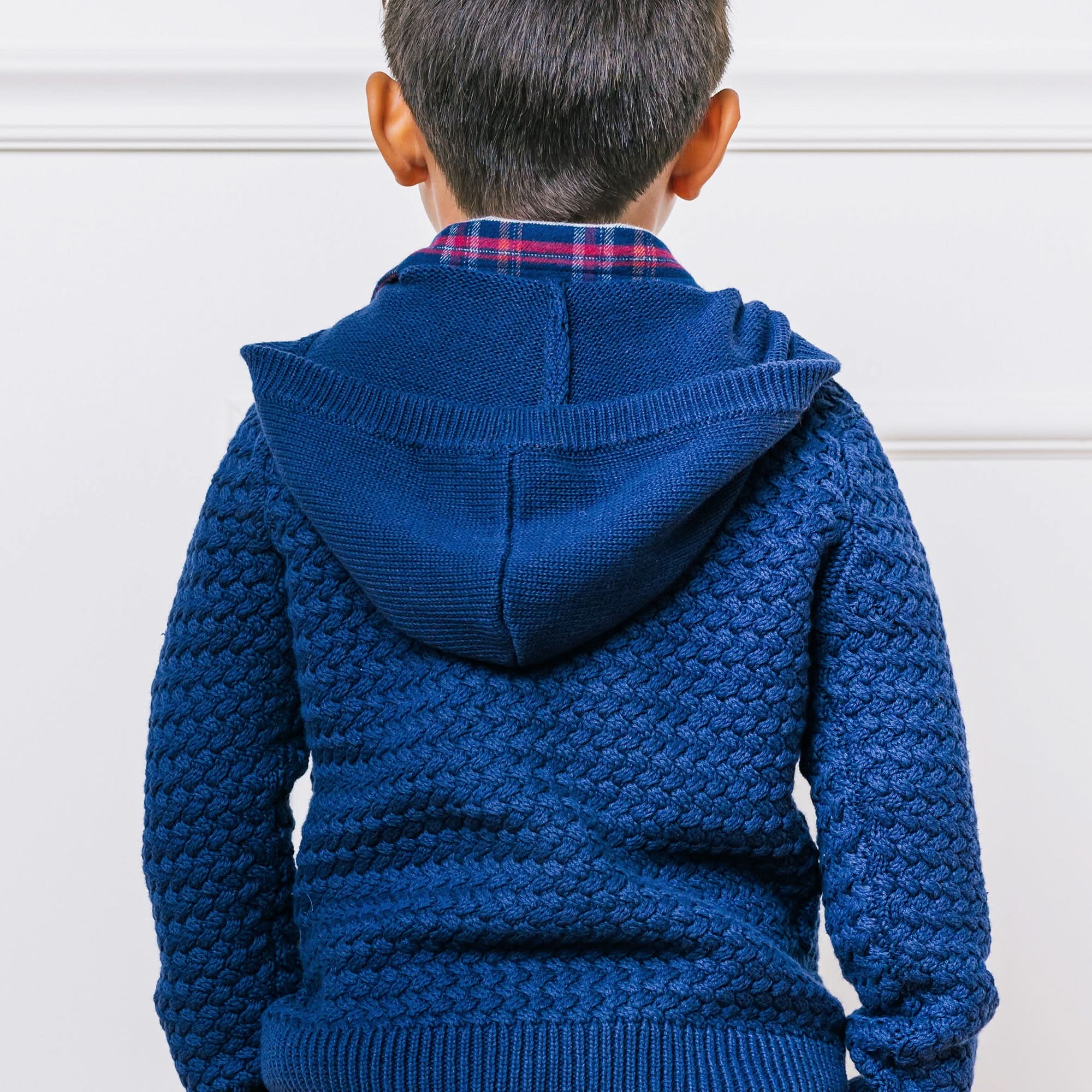 Hope & Henry Hooded Half Zip Organic Sweater | Playroom Avenue