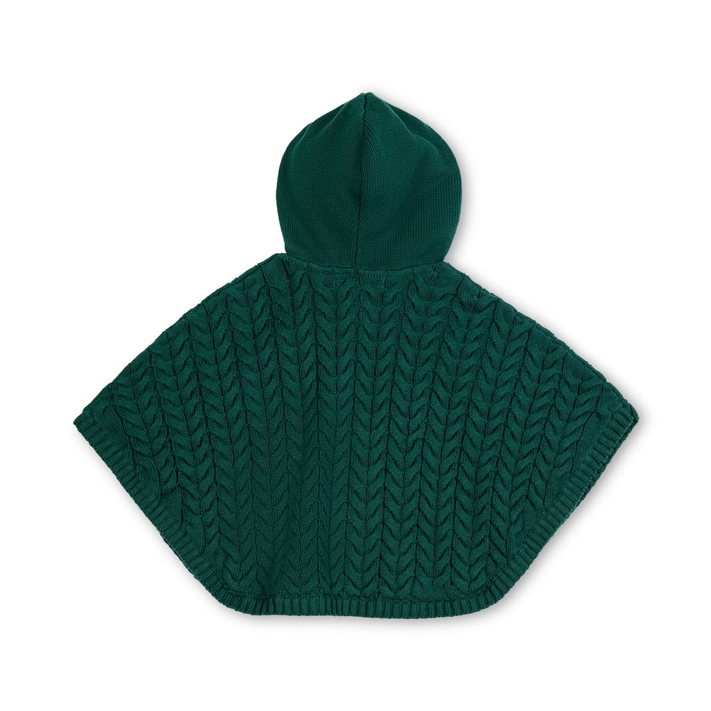 Hope & Henry Sweater Cape with Faux Fur Hood | Playroom Avenue