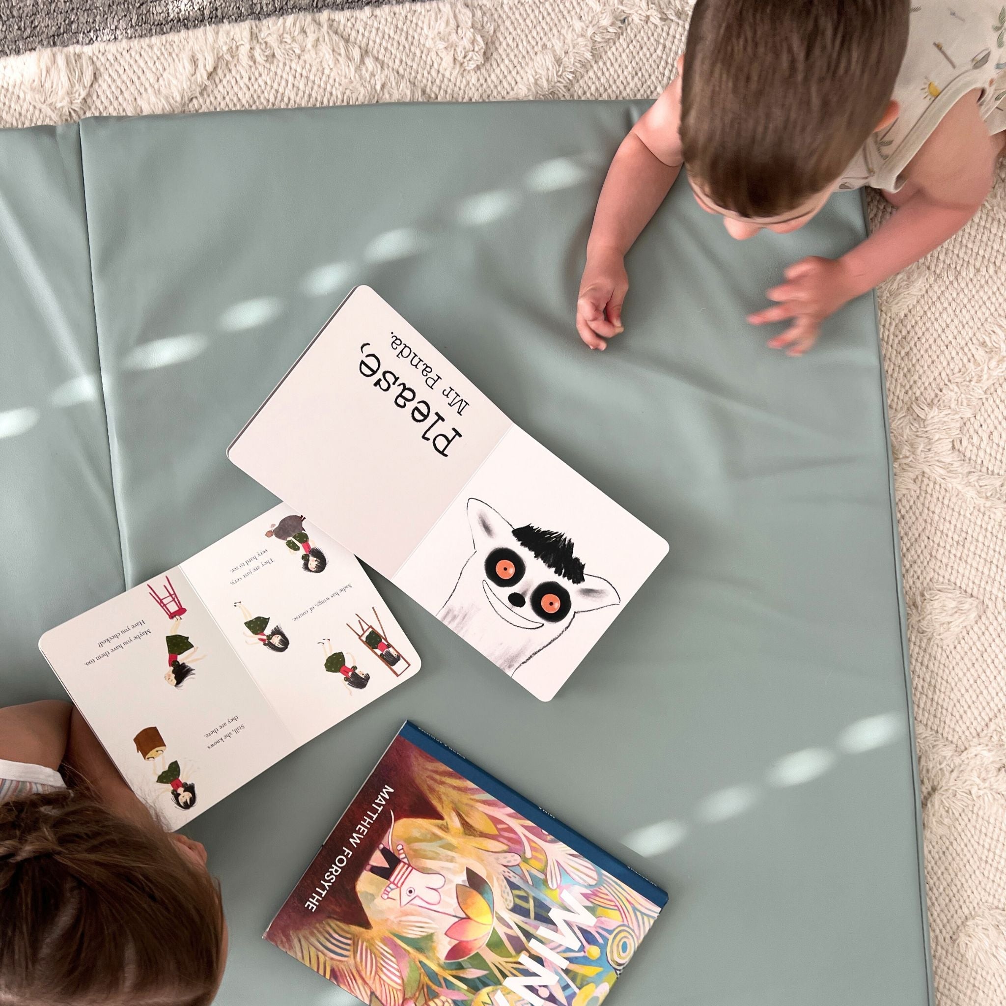 Toki Kids Sage Vegan Leather Mat | Playroom Avenue