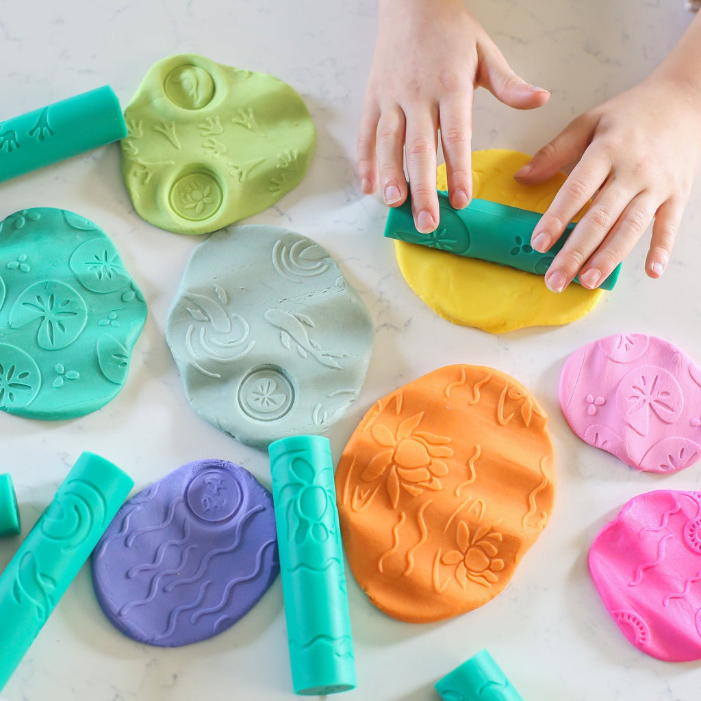Pond Life Play Dough Rollers (set of 6) | Playroom Avenue