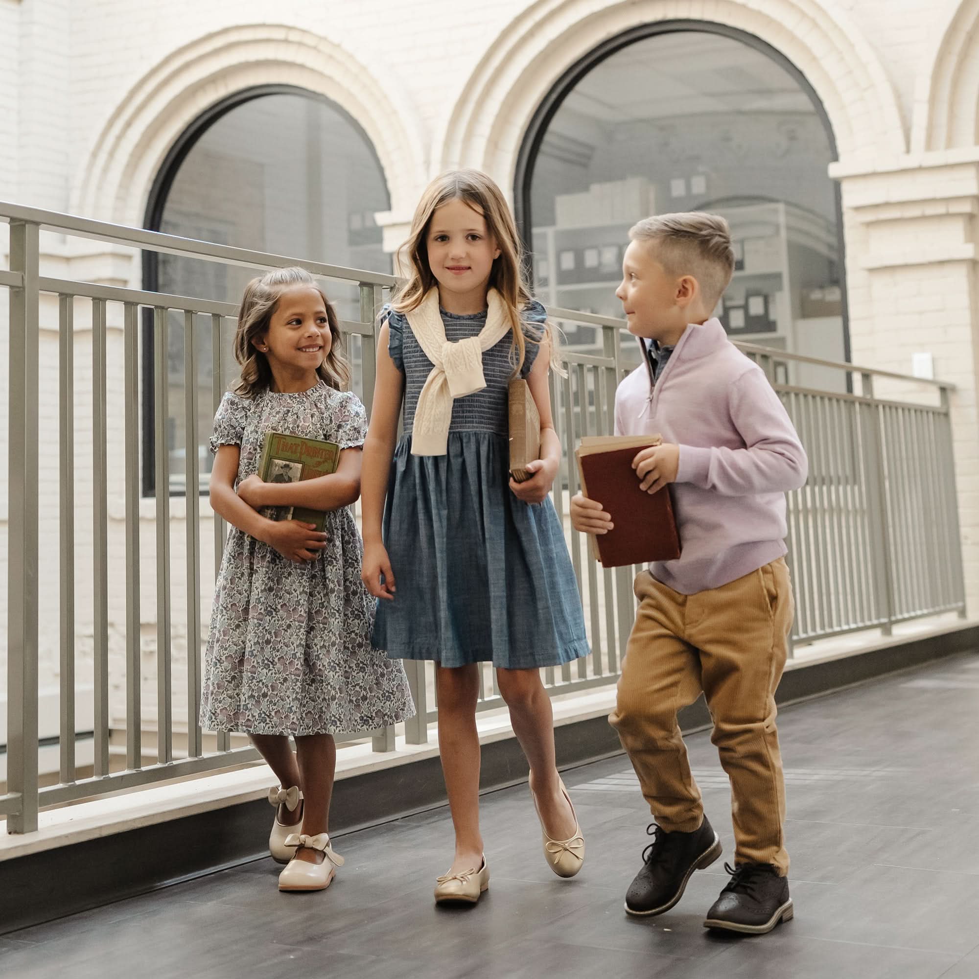 Hope & Henry Organic Fine Gauge Half Zip Sweater | Playroom Avenue