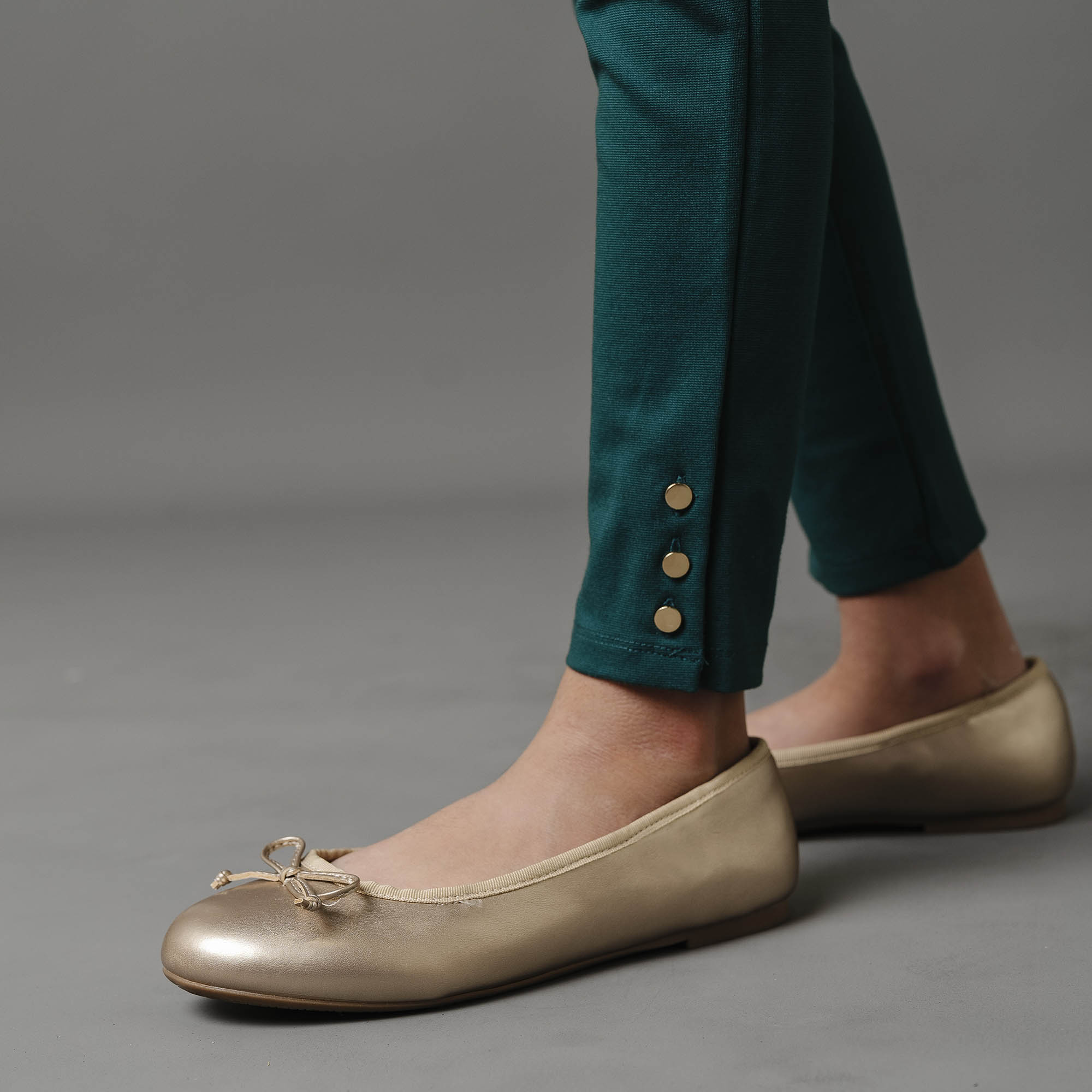 Hope & Henry Button Cuff Ponte Pant | Playroom Avenue