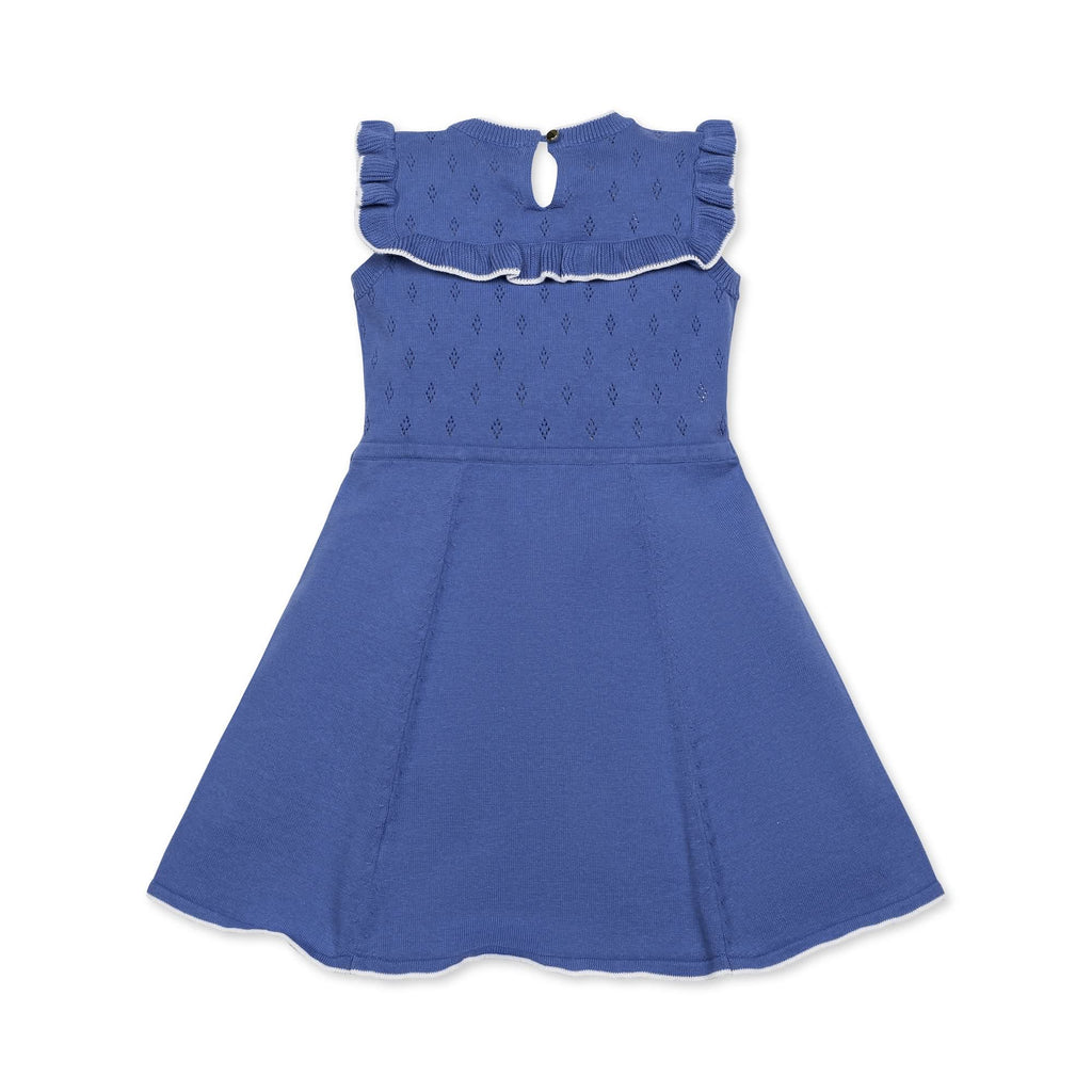 Hope & Henry Ruffle Yoke Organic Sweater Dress | Playroom Avenue