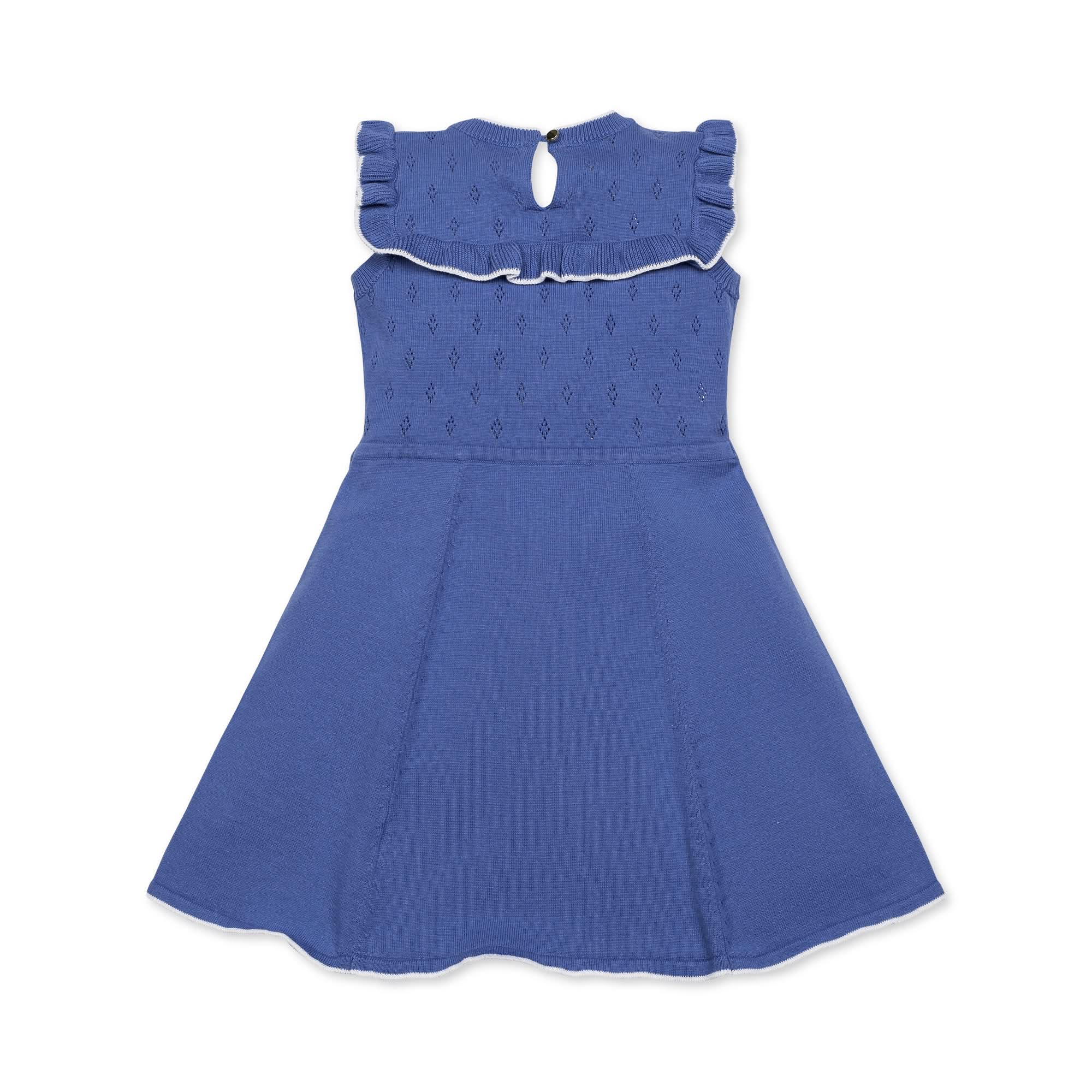 Hope & Henry Ruffle Yoke Organic Sweater Dress | Playroom Avenue