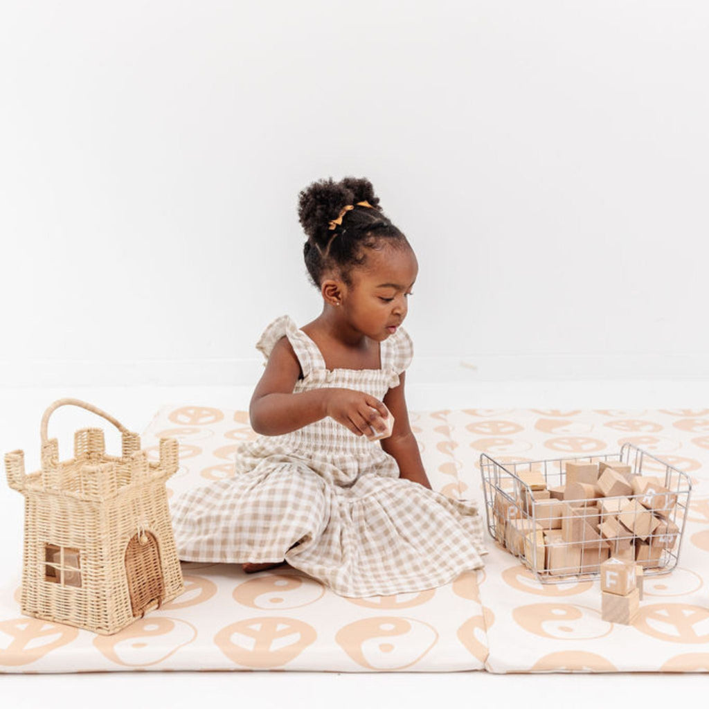 Toki Kids Yin Yang Vegan Leather Mat | Playroom Avenue