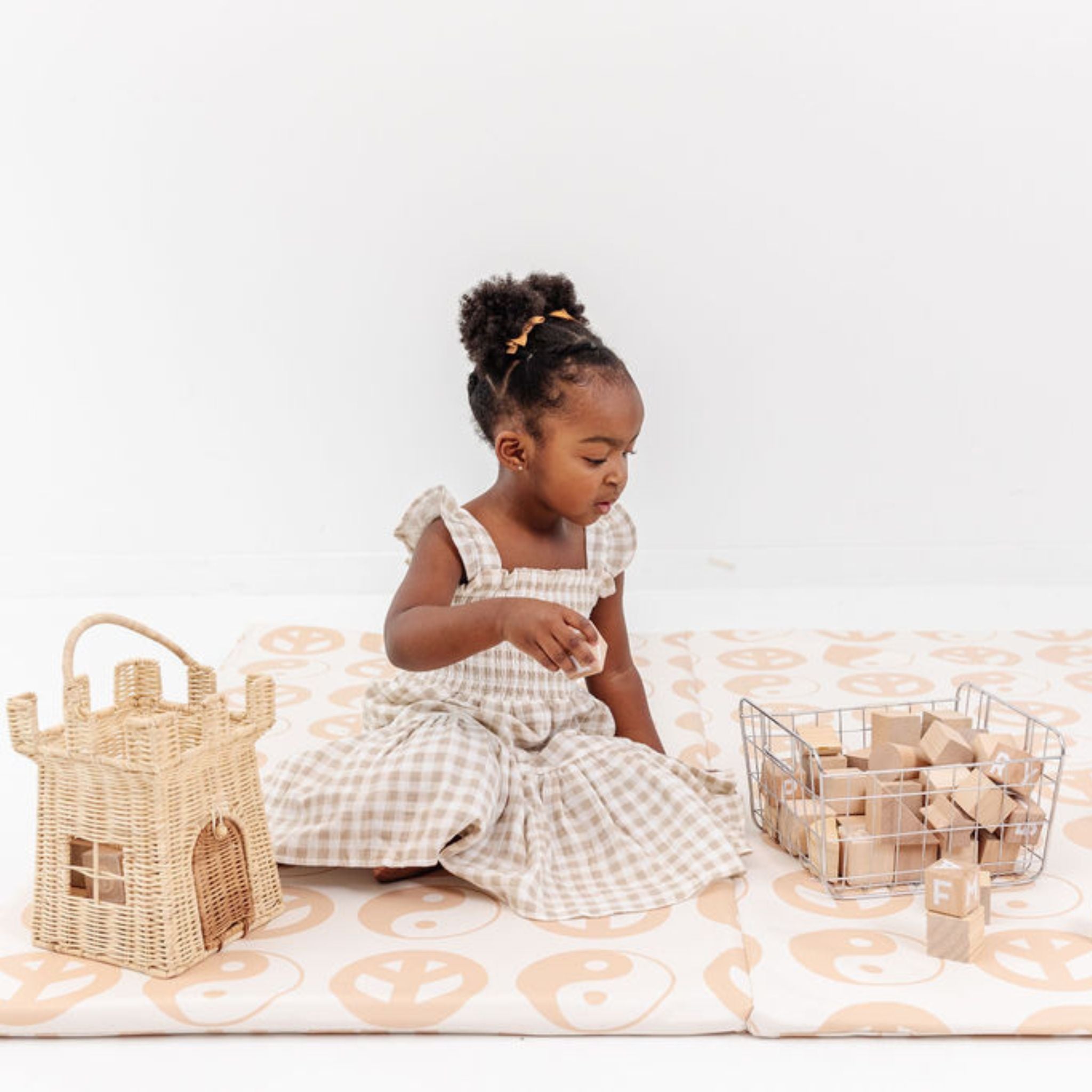 Toki Kids Yin Yang Vegan Leather Mat | Playroom Avenue