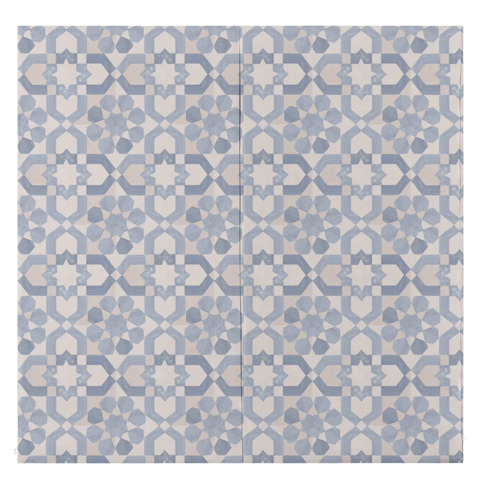 Toki Kids Blue Tile Vegan Leather Mat - Playroom Avenue