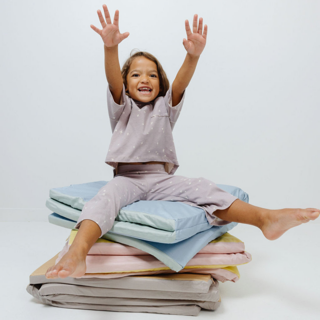 Toki Kids Sage + Breeze Organic Cotton Mat | Playroom Avenue