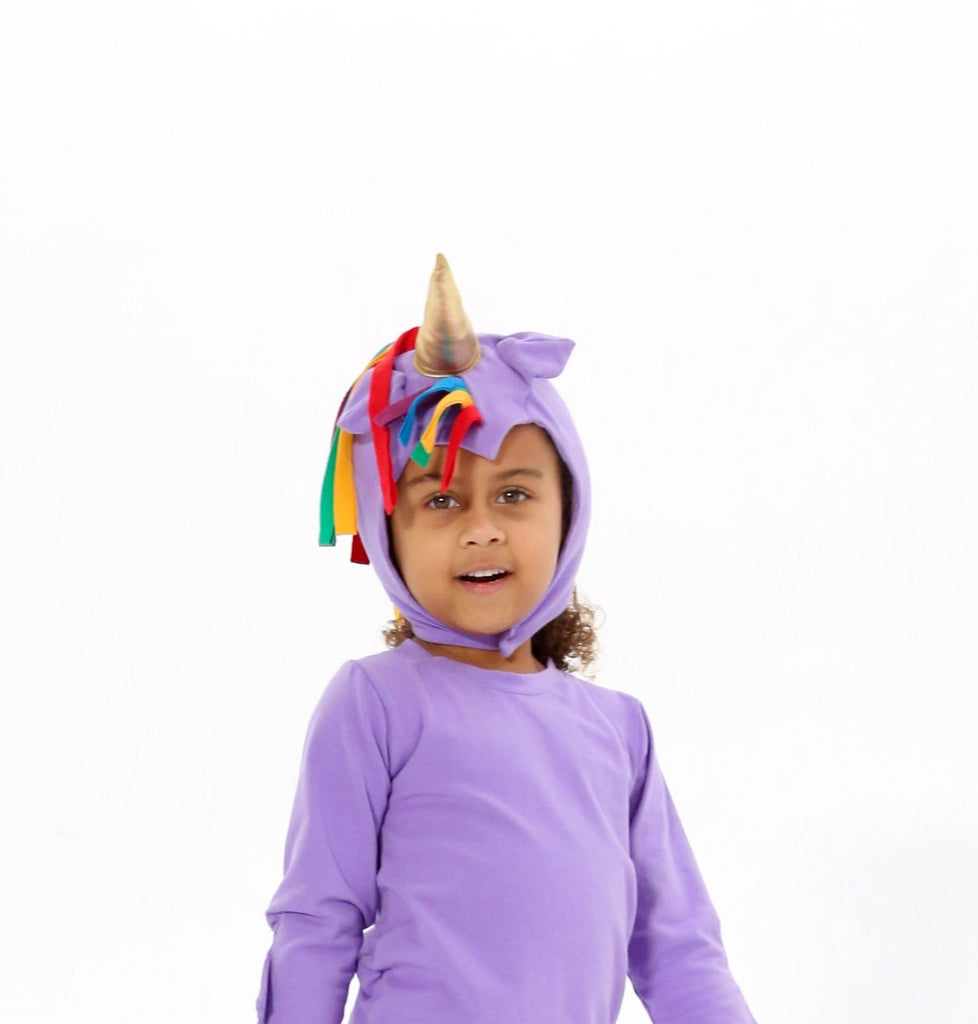 Band of the Wild Purple Unicorn Hat