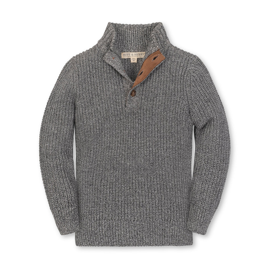 Hope & Henry Organic Mock Neck Sweater | Playroom Avenue