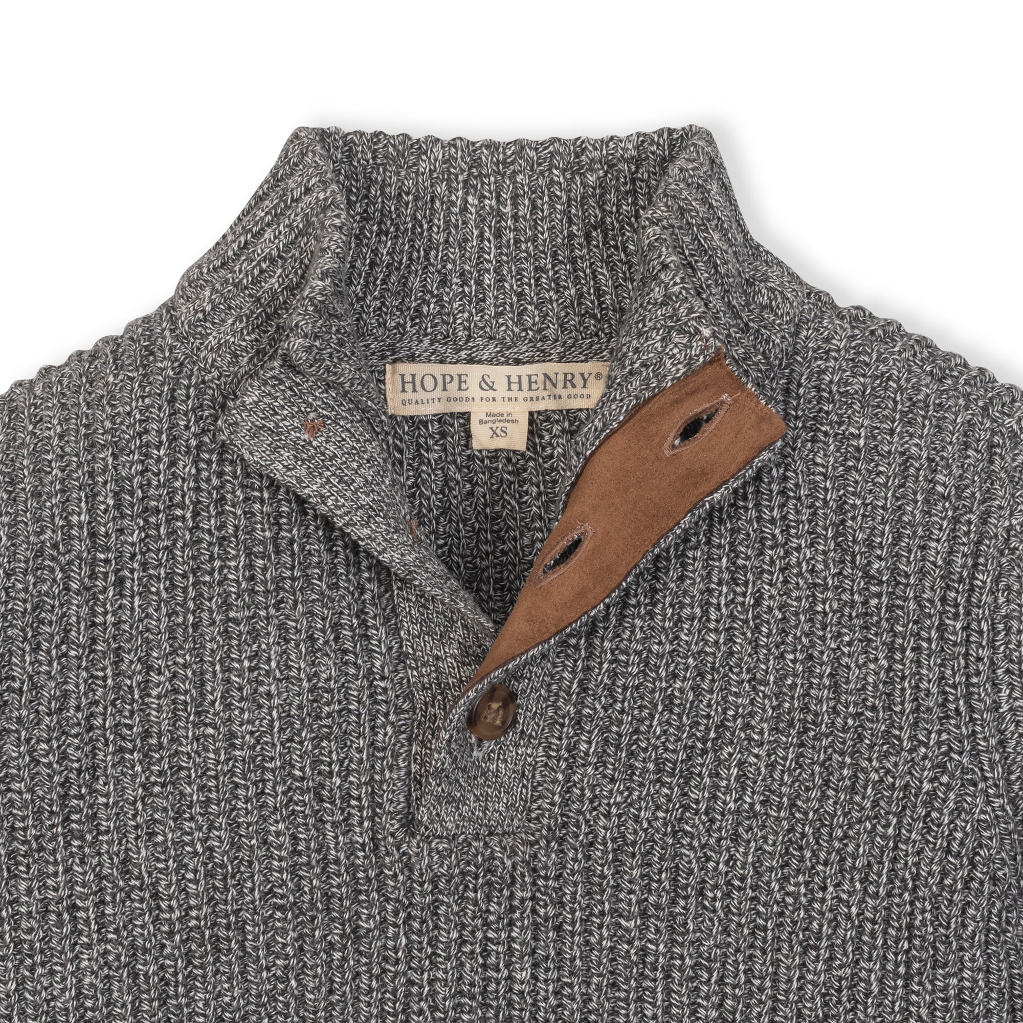 Hope & Henry Organic Mock Neck Sweater | Playroom Avenue