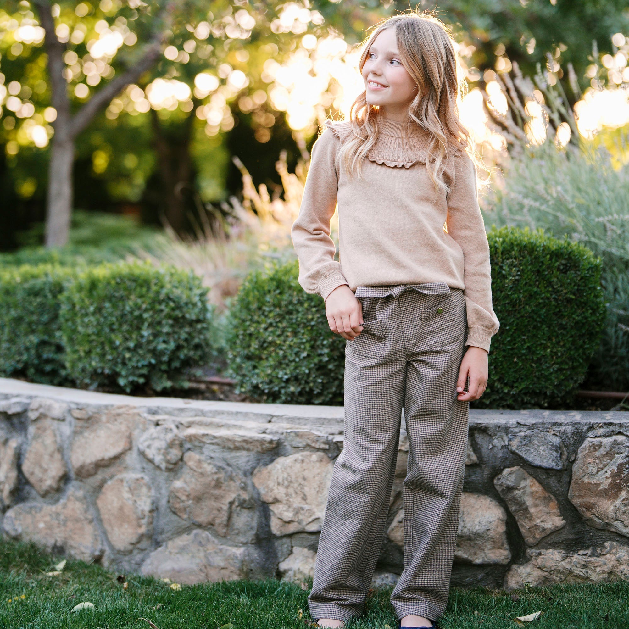 Hope & Henry Organic Wide Leg Dress Pant | Playroom Avenue