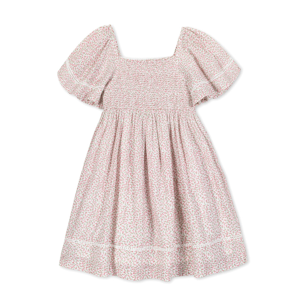 Hope & Henry Organic Smocked Bell Sleeve Dress - Baby | Playroom Avenue
