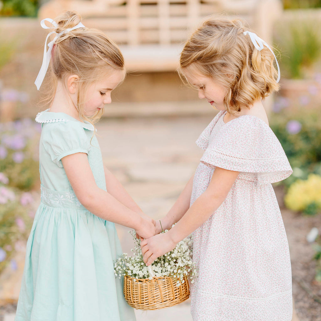 Hope & Henry Organic Smocked Bell Sleeve Dress - Baby | Playroom Avenue