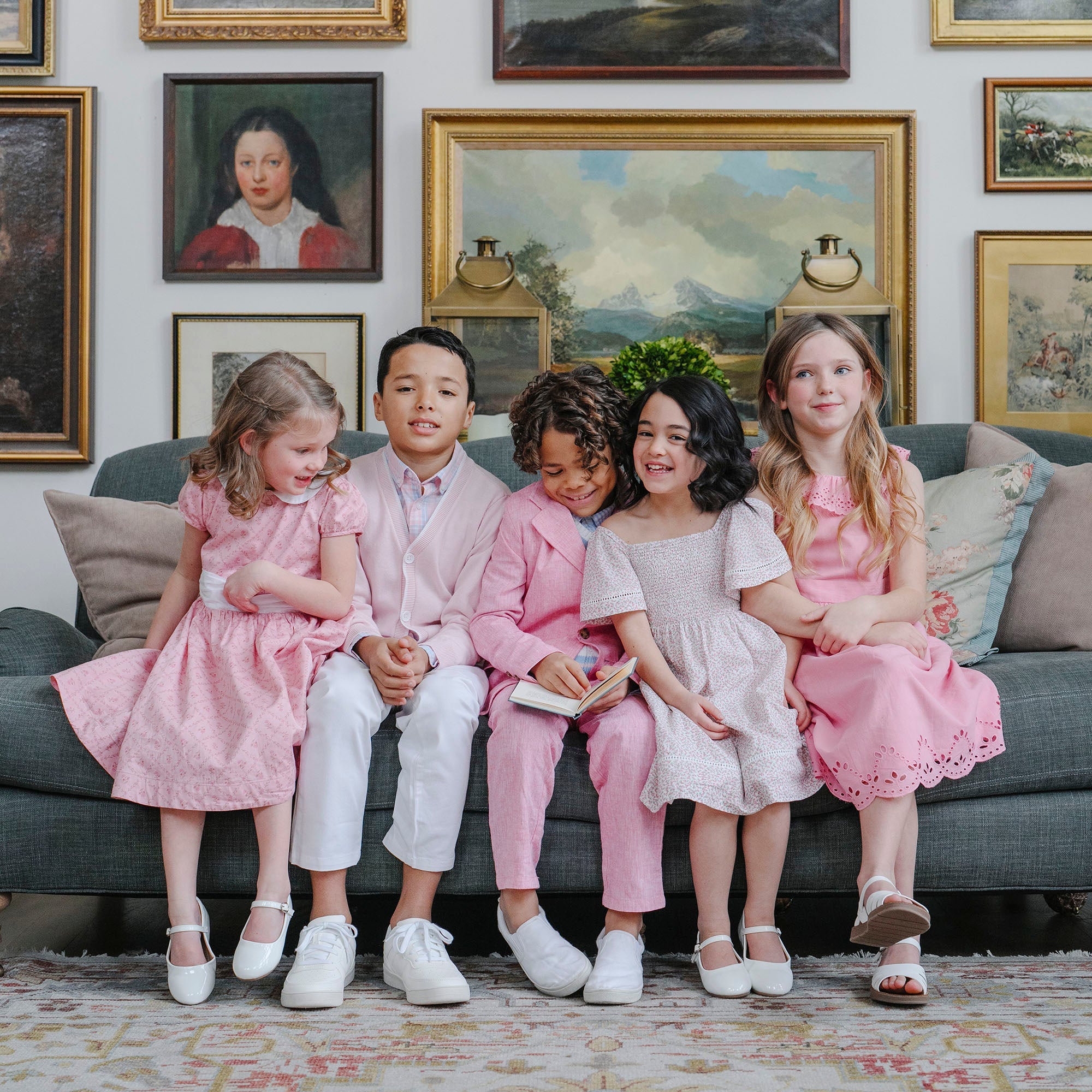 Hope & Henry Organic Smocked Bell Sleeve Dress | Playroom Avenue