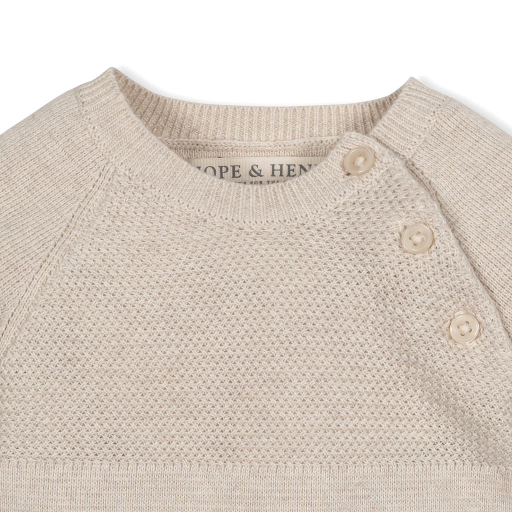 Hope & Henry Organic Footed Sweater Romper | Playroom Avenue