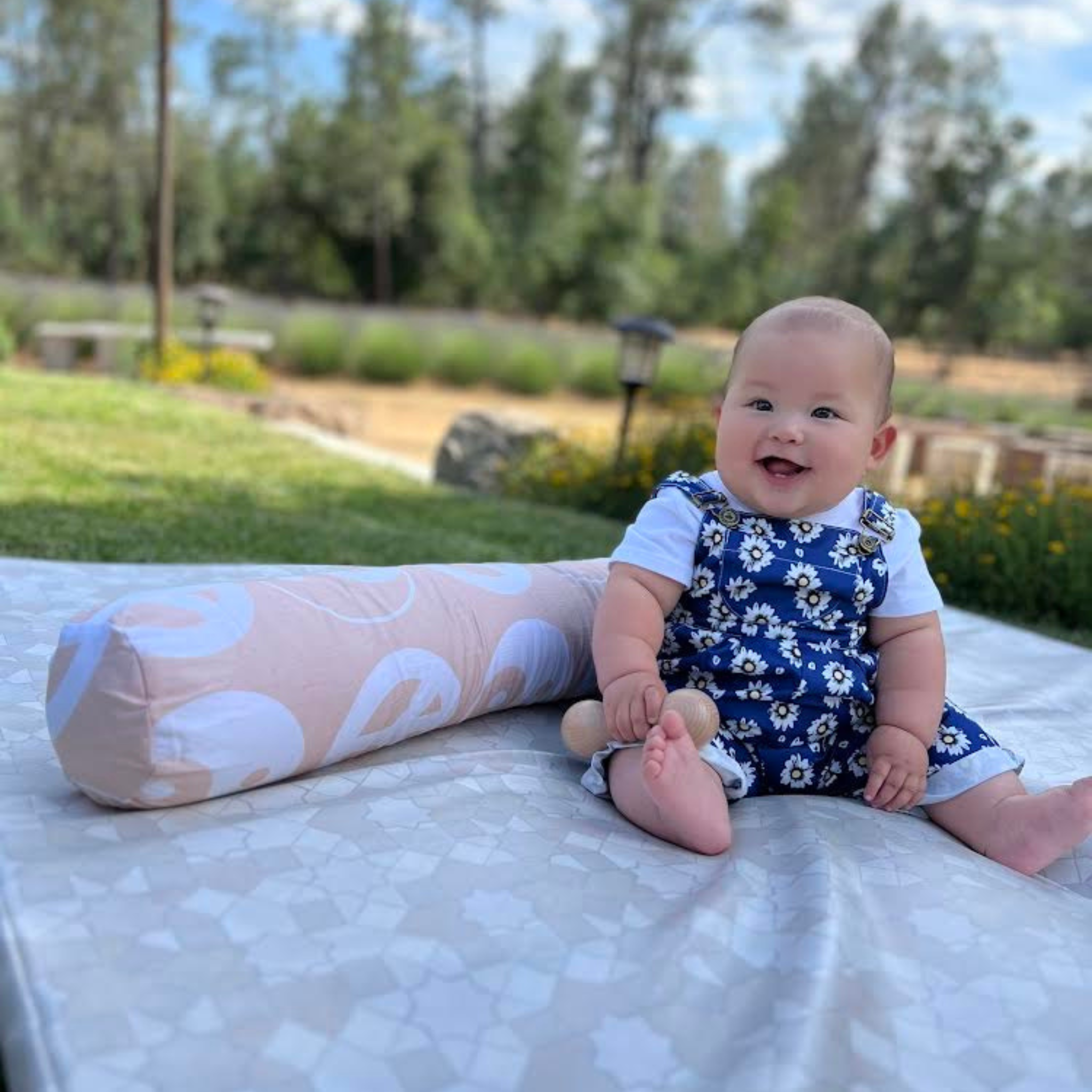 Toki Kids Grey Mosaic Vegan Leather Mat | Playroom Avenue