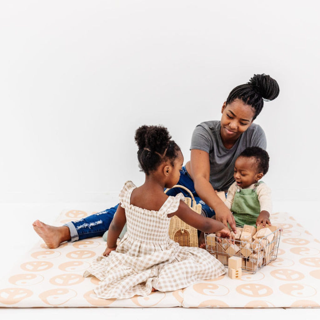 Toki Kids Yin Yang Vegan Leather Mat | Playroom Avenue