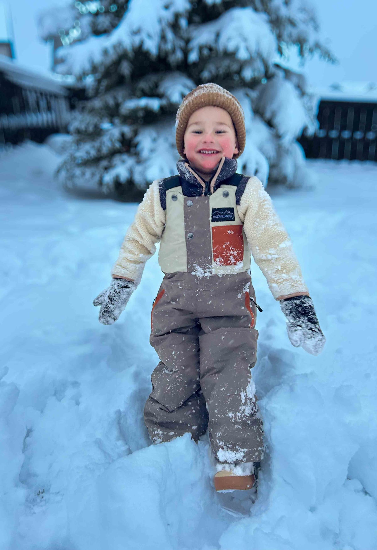 Keep the Littles Wild Waterproof Snow bib for youth and toddler | Playroom Avenue