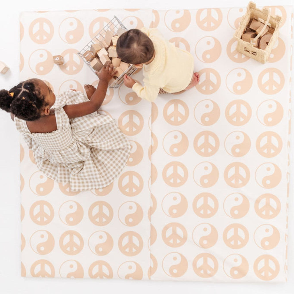 Toki Kids Yin Yang Vegan Leather Mat | Playroom Avenue