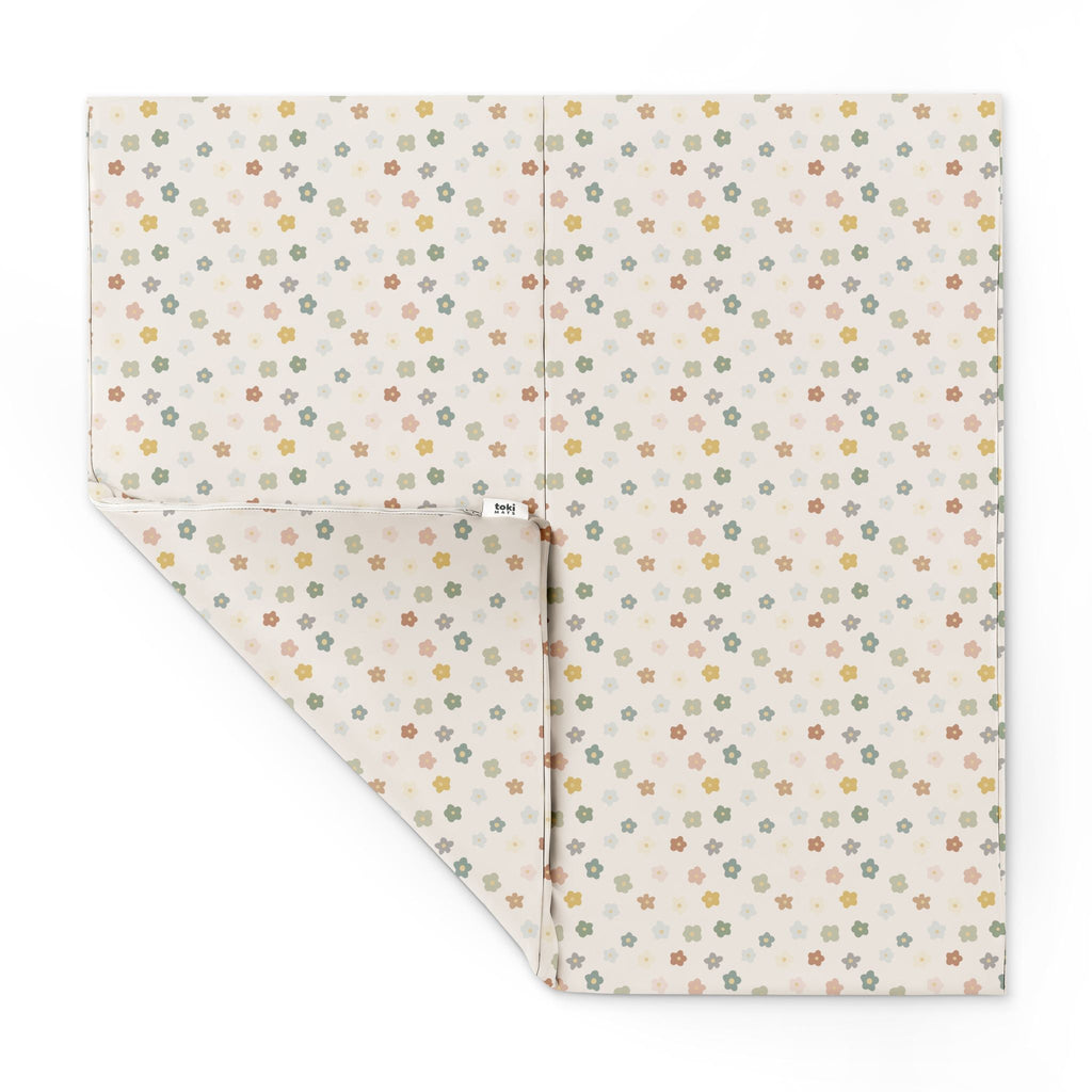 Toki Kids Playful Posies Vegan Leather Mat Mega | Playroom Avenue