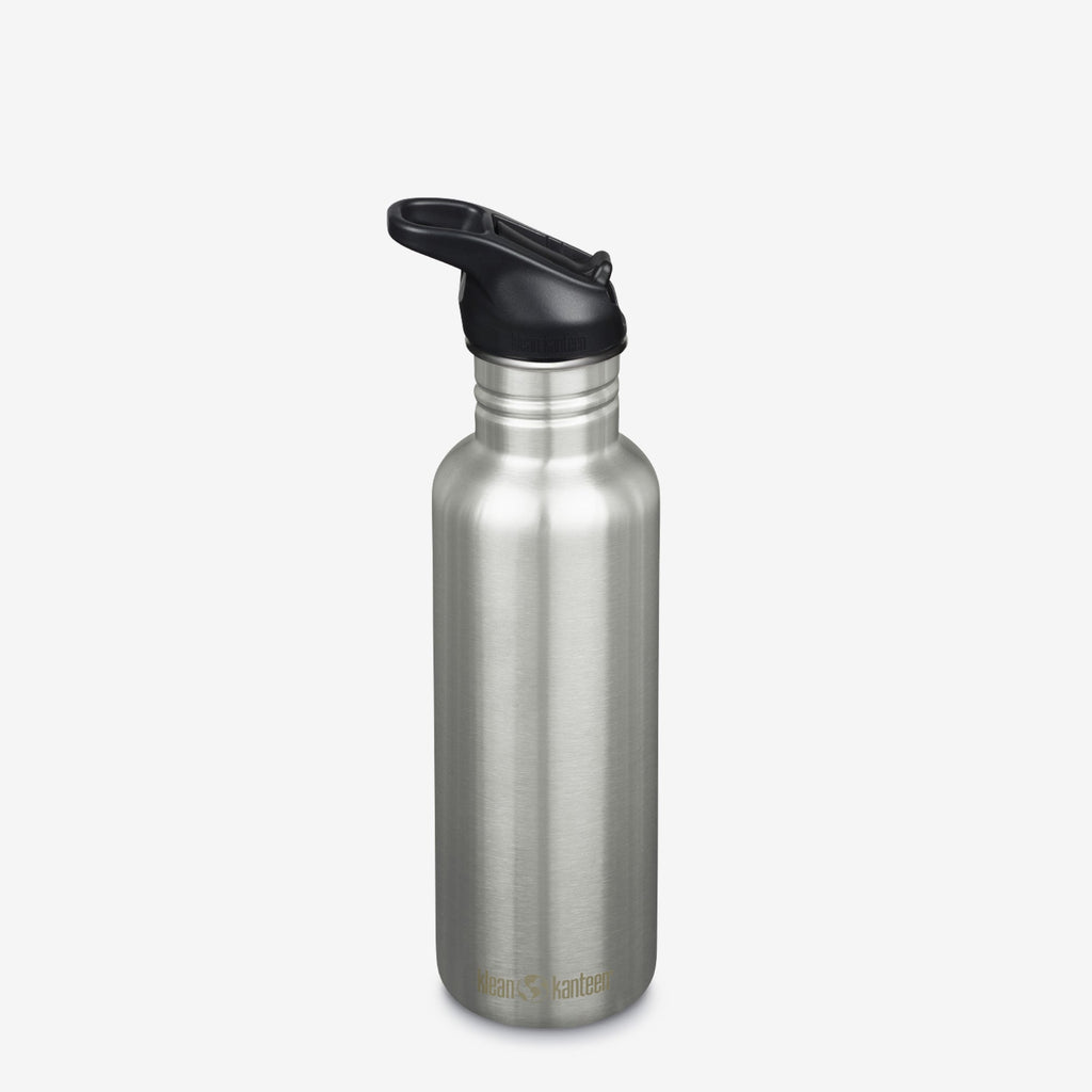 Klean Kanteen 27oz Classic with Flip Seal Sport Cap Brushed | Playroom Avenue