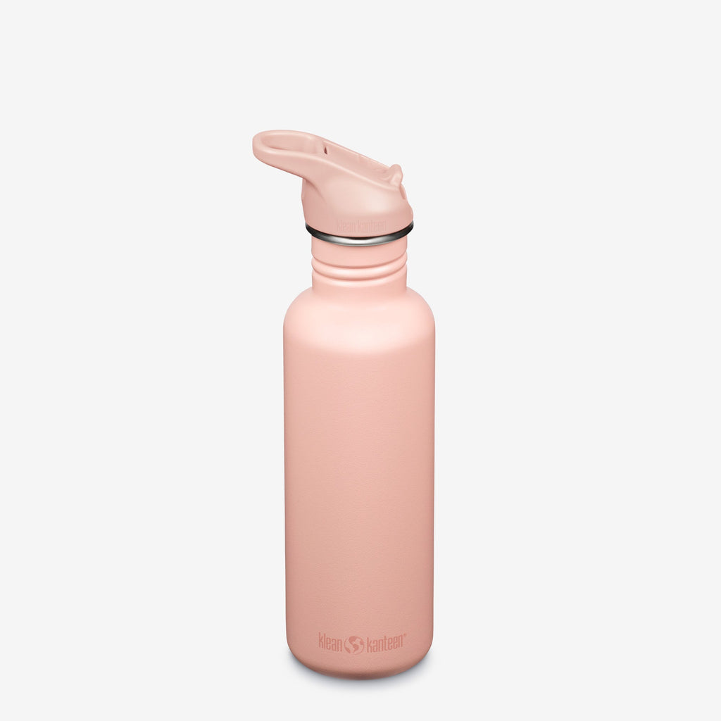 Klean Kanteen 27oz Classic with Flip Seal Sport Cap Peach Parfait | Playroom Avenue