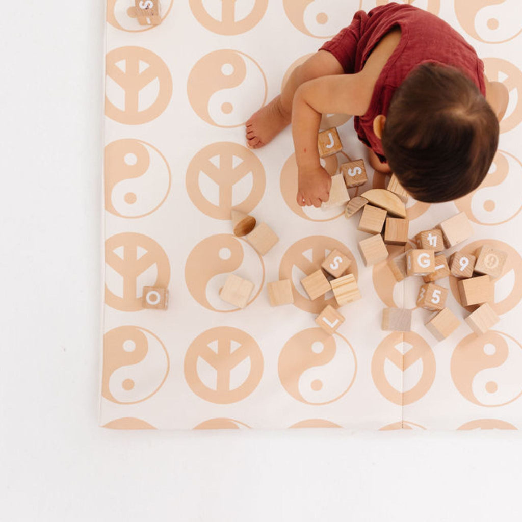 Toki Kids Yin Yang Vegan Leather Mat | Playroom Avenue