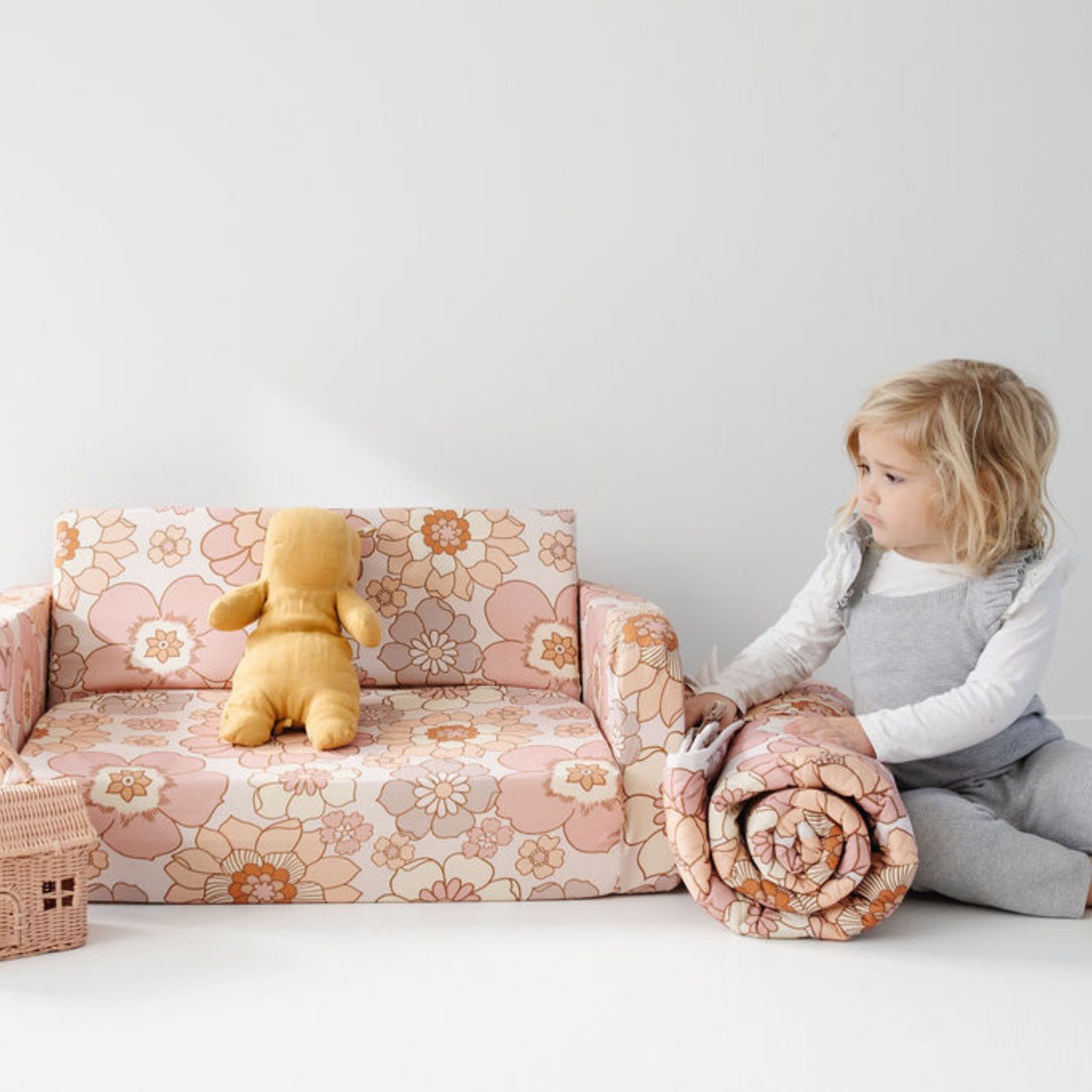 Toki Kids Blooms Play Couch - Playroom Avenue