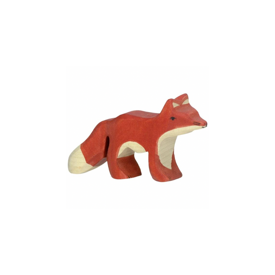 Holztiger Wooden Small Fox Figure | Playroom Avenue