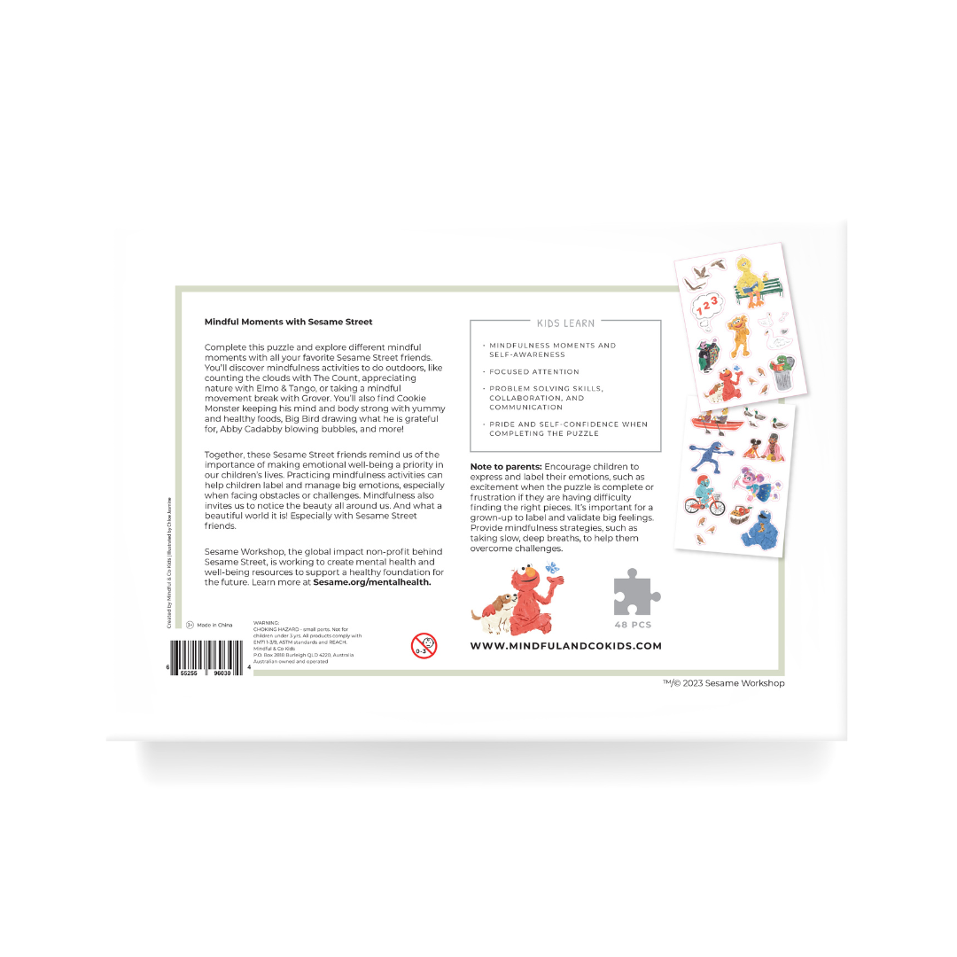 Mindful And Co Mindful Moments with Sesame Street Floor Puzzle - Playroom Avenue