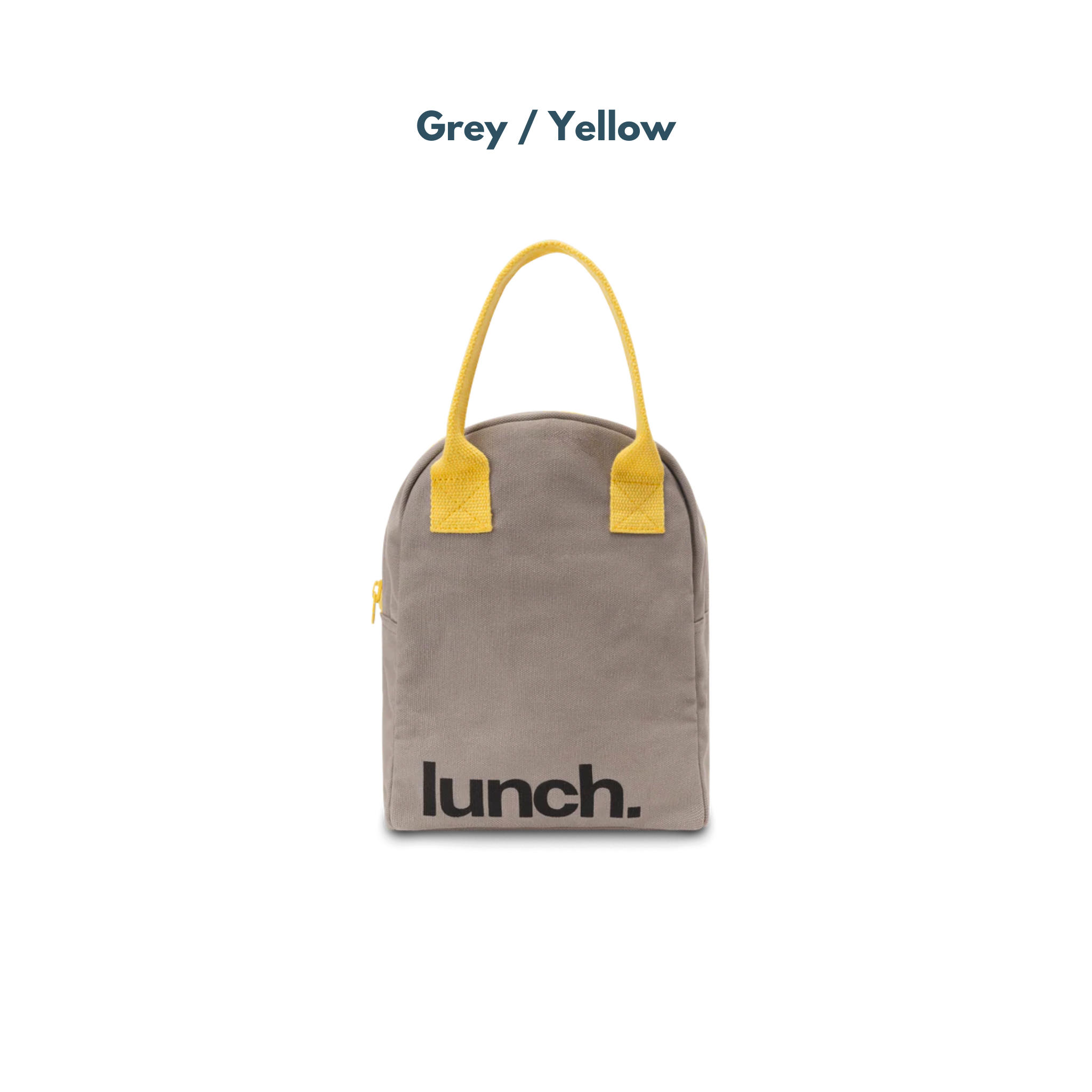 The Good Kiind Lunch Bags Grey Yellow | Playroom Avenue