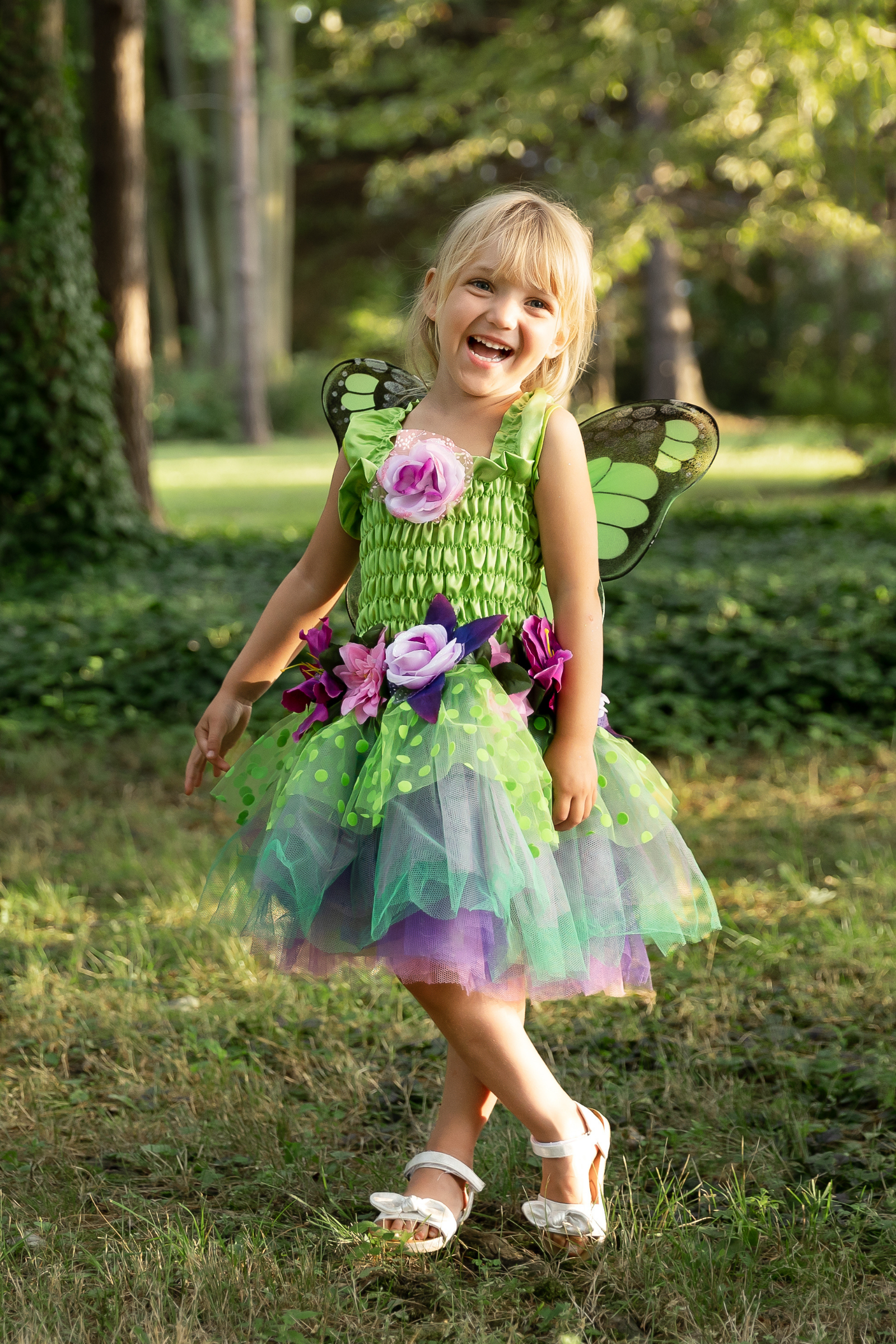 Great Pretenders Fairy Blooms Deluxe Dress & Wings
