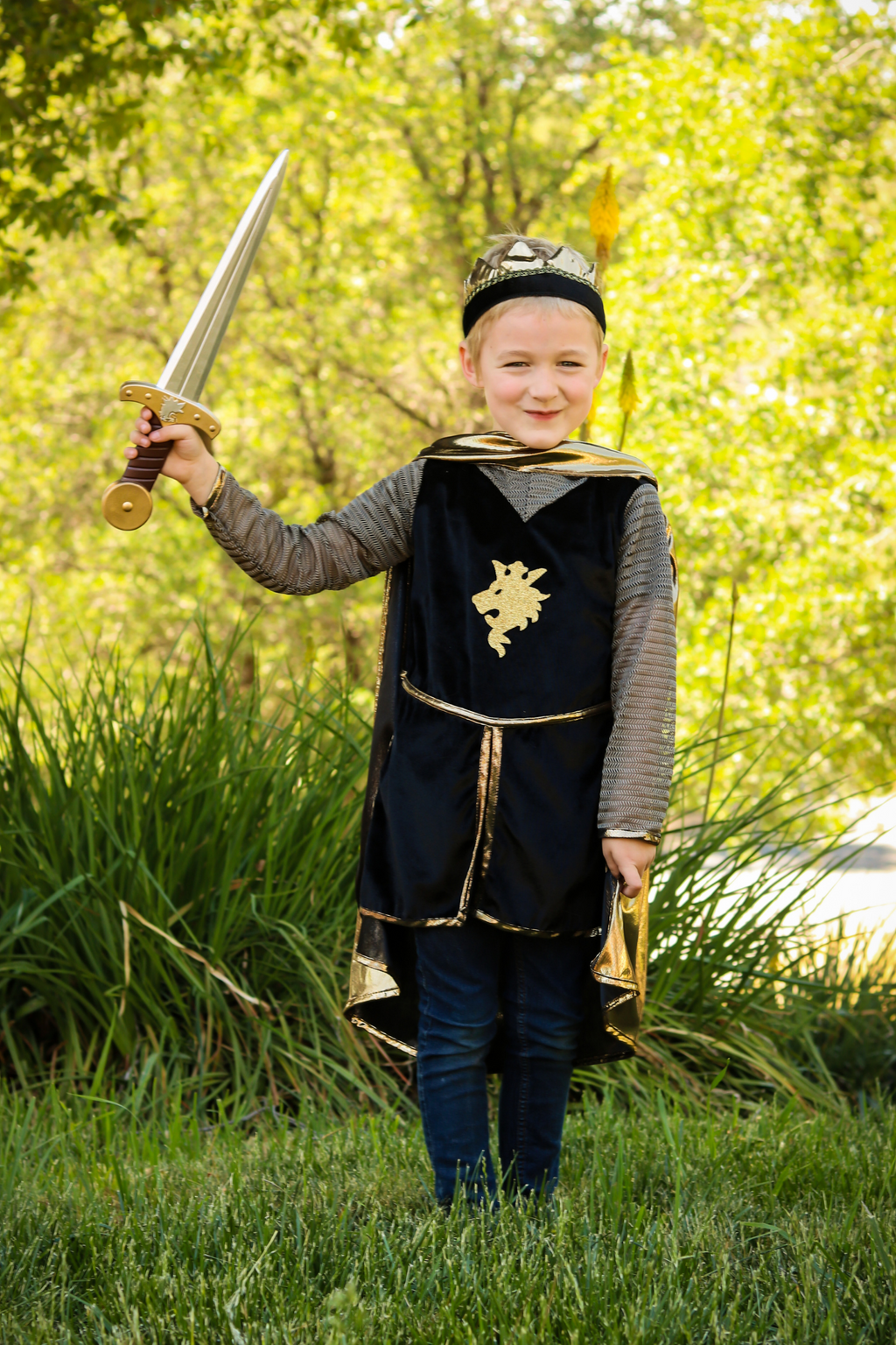 Great Pretenders Knight Set with Tunic, Cape and Crown | Playroom Avenue