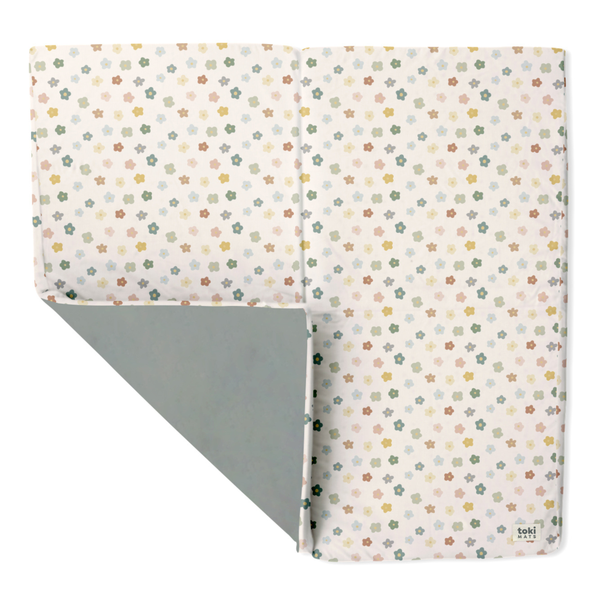Toki Kids Playful Posies Organic Cotton Mat - Playroom Avenue