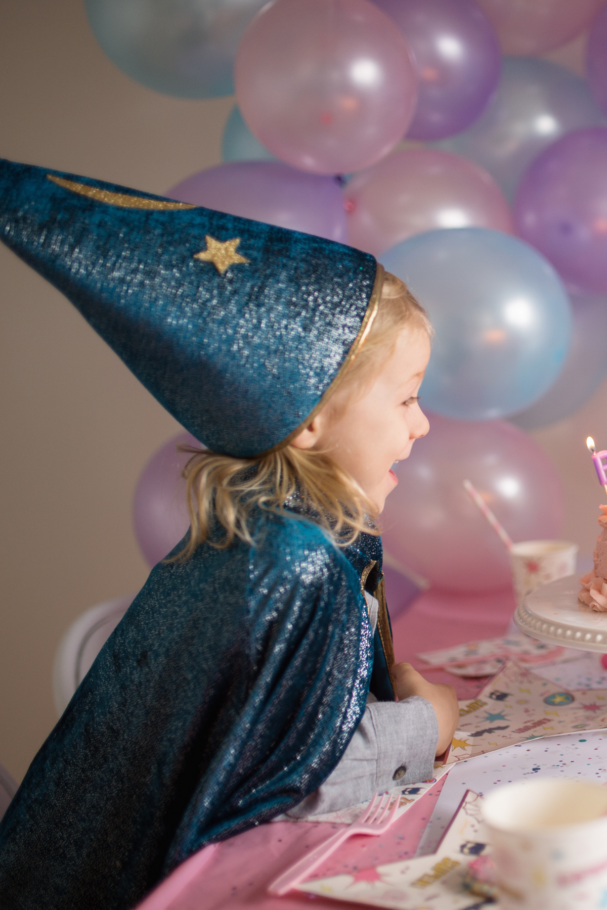 Great Pretenders Starry Night Wizard Cape & Hat