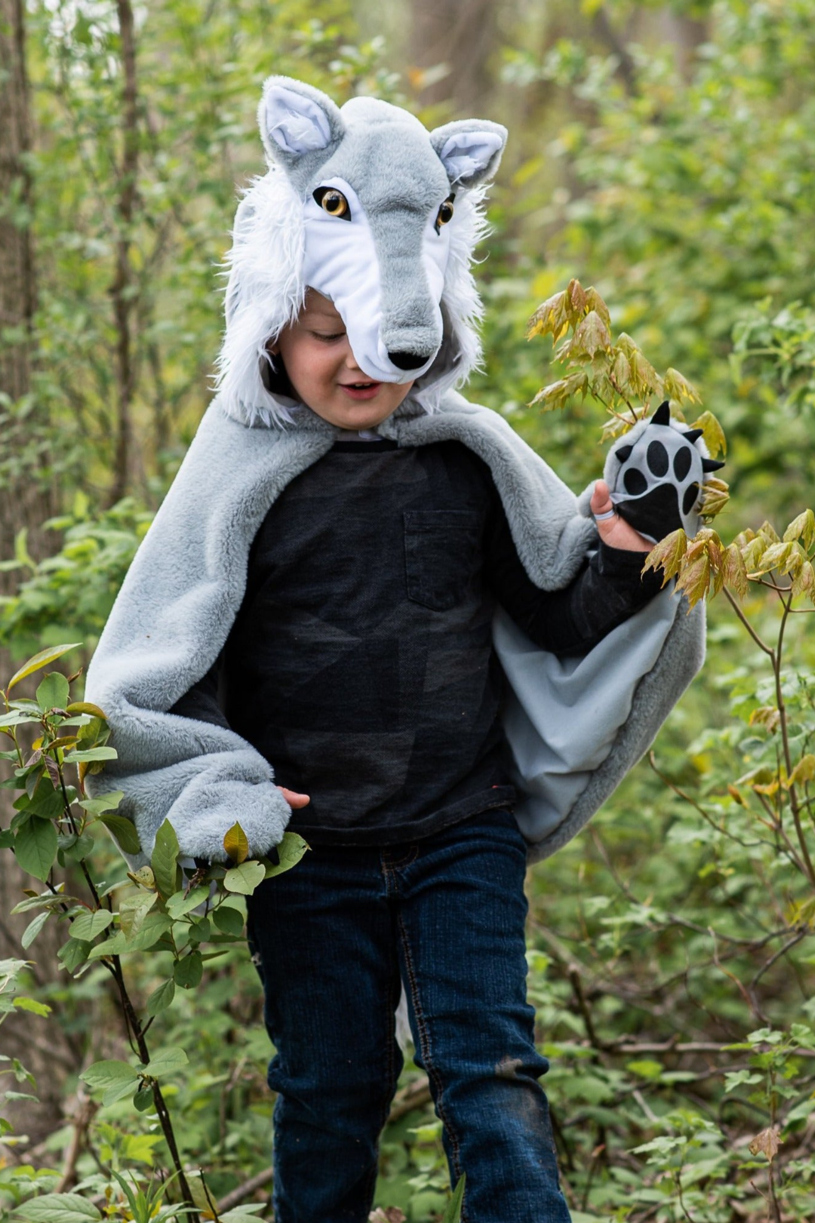 Great Pretenders Woodland Storybook Wolf Cape | Playroom Avenue