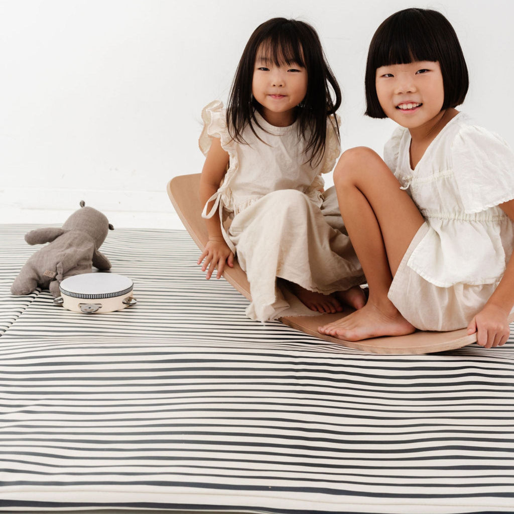 Toki Kids Bold Stripe Vegan Leather Mat | Playroom Avenue