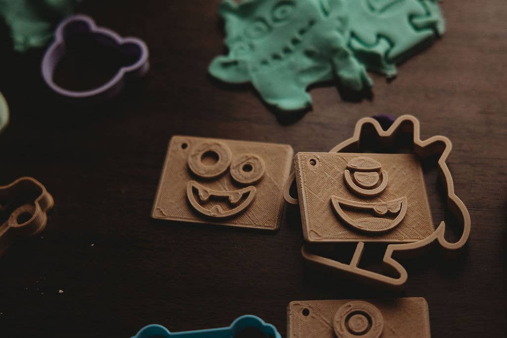 Kinfolk Pantry Halloween Monster Playdough Eco Stamp Set