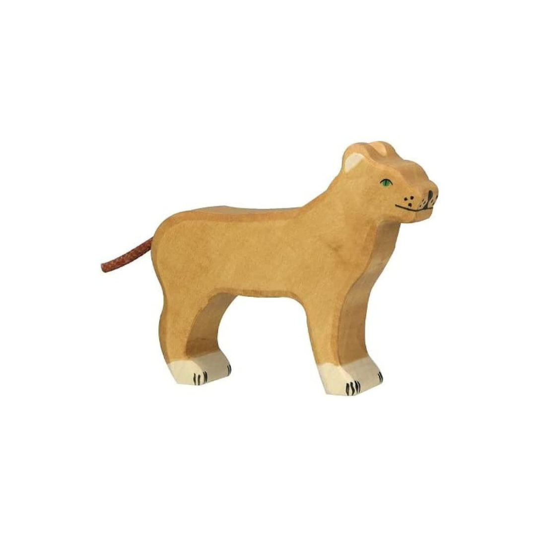 Holztiger Wooden Lioness Figure | Playroom Avenue