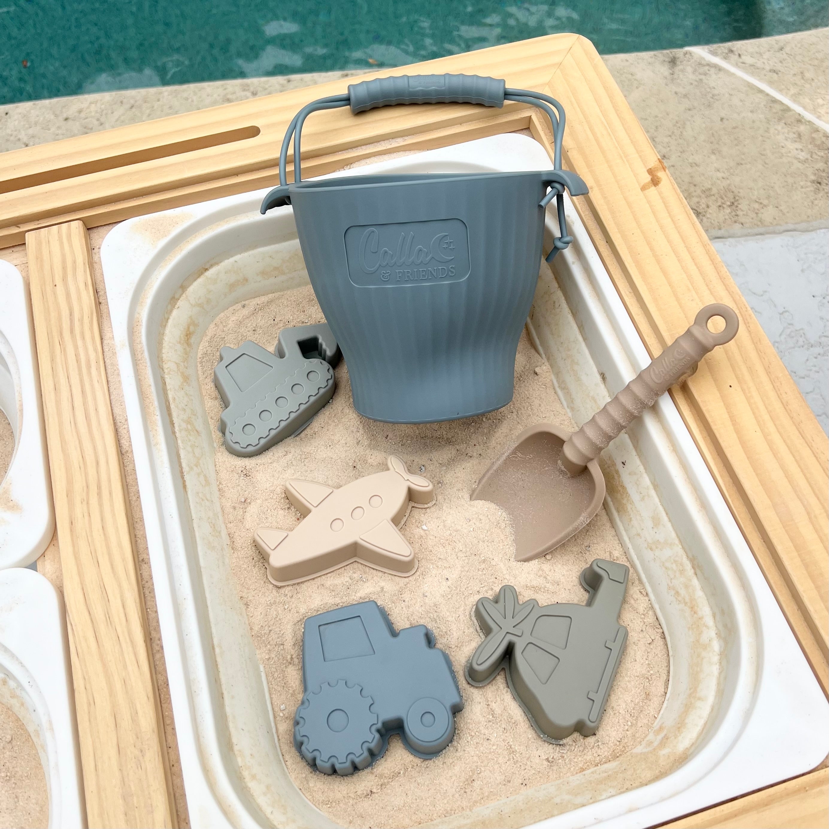 Calla and Friends Brayden Silicone Beach Toy Set | Playroom Avenue