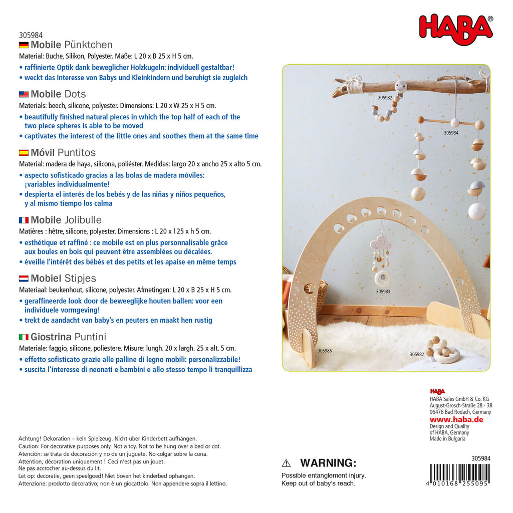 HABA Mobile Dots | Playroom Avenue