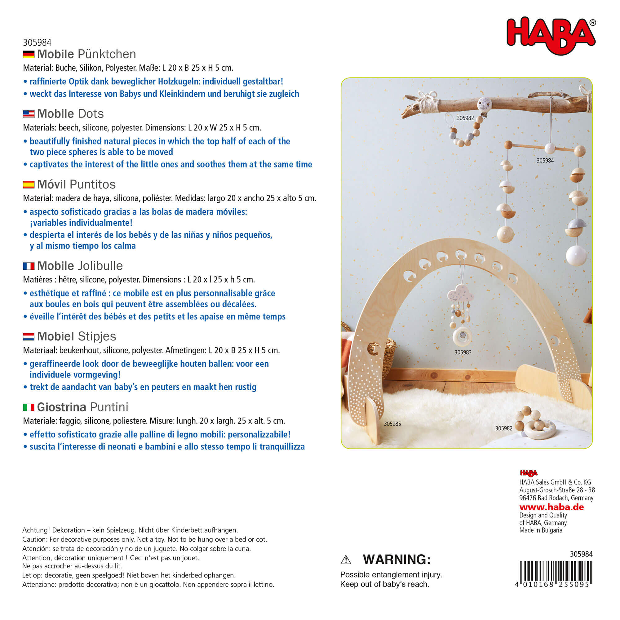 HABA Mobile Dots | Playroom Avenue