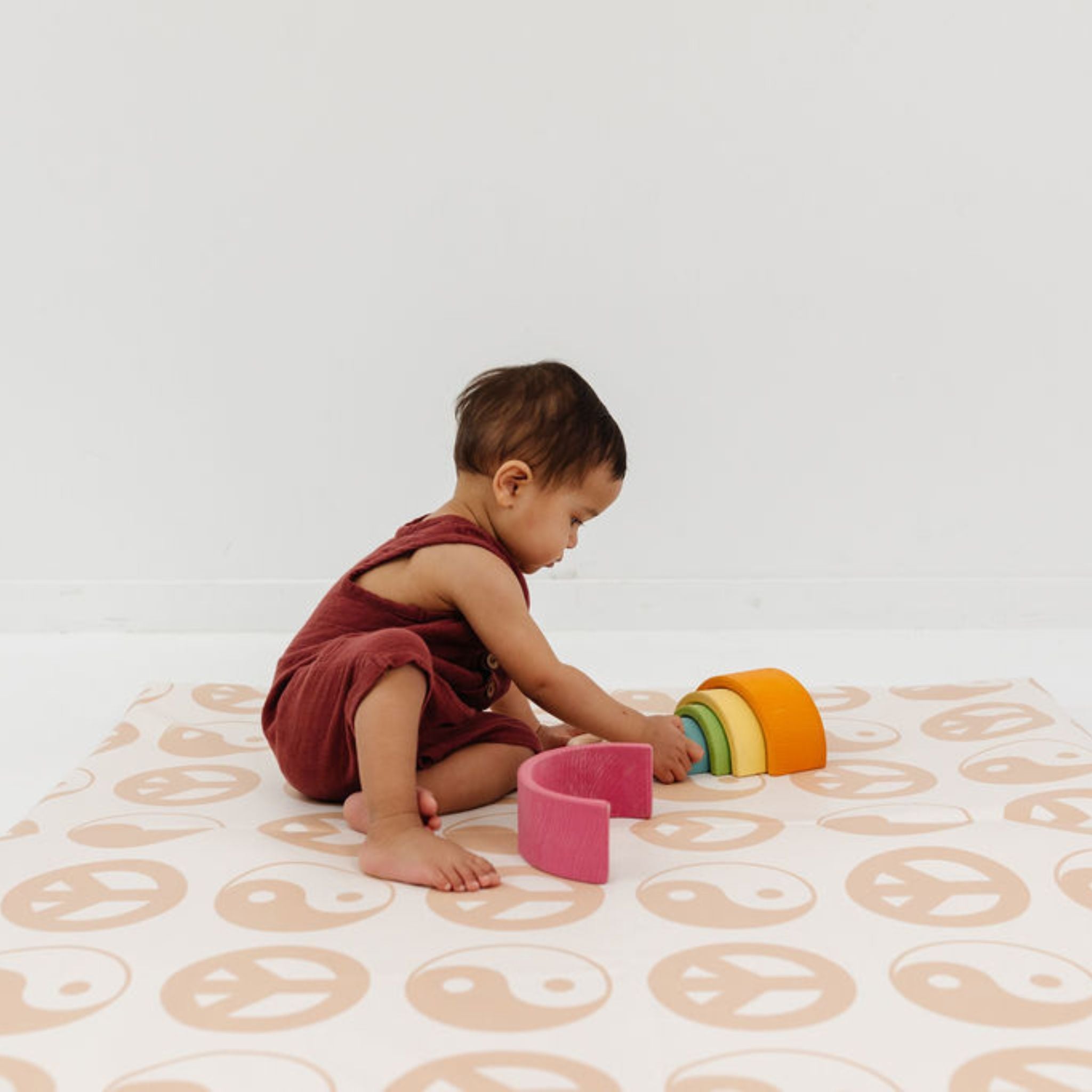 Toki Kids Yin Yang Vegan Leather Mat | Playroom Avenue