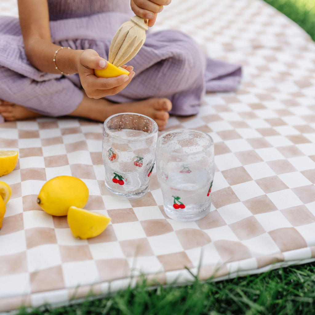 Toki Kids Checker Gumdrop Vegan Leather Mat | Playroom Avenue